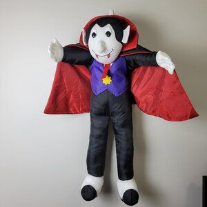 Goffa 33” Talking Vampire Dracula Plush Nylon Hanging Decoration Halloween Video